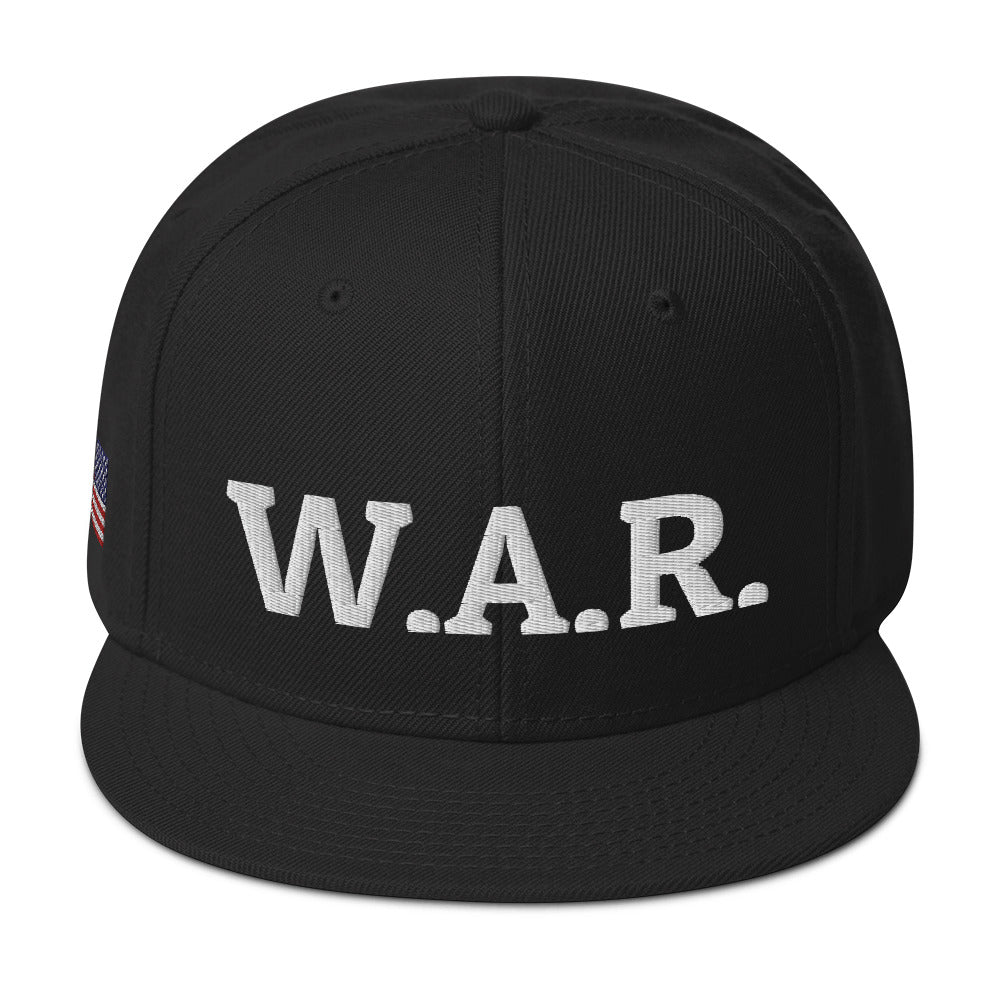 W.A.R. Snapback Hat