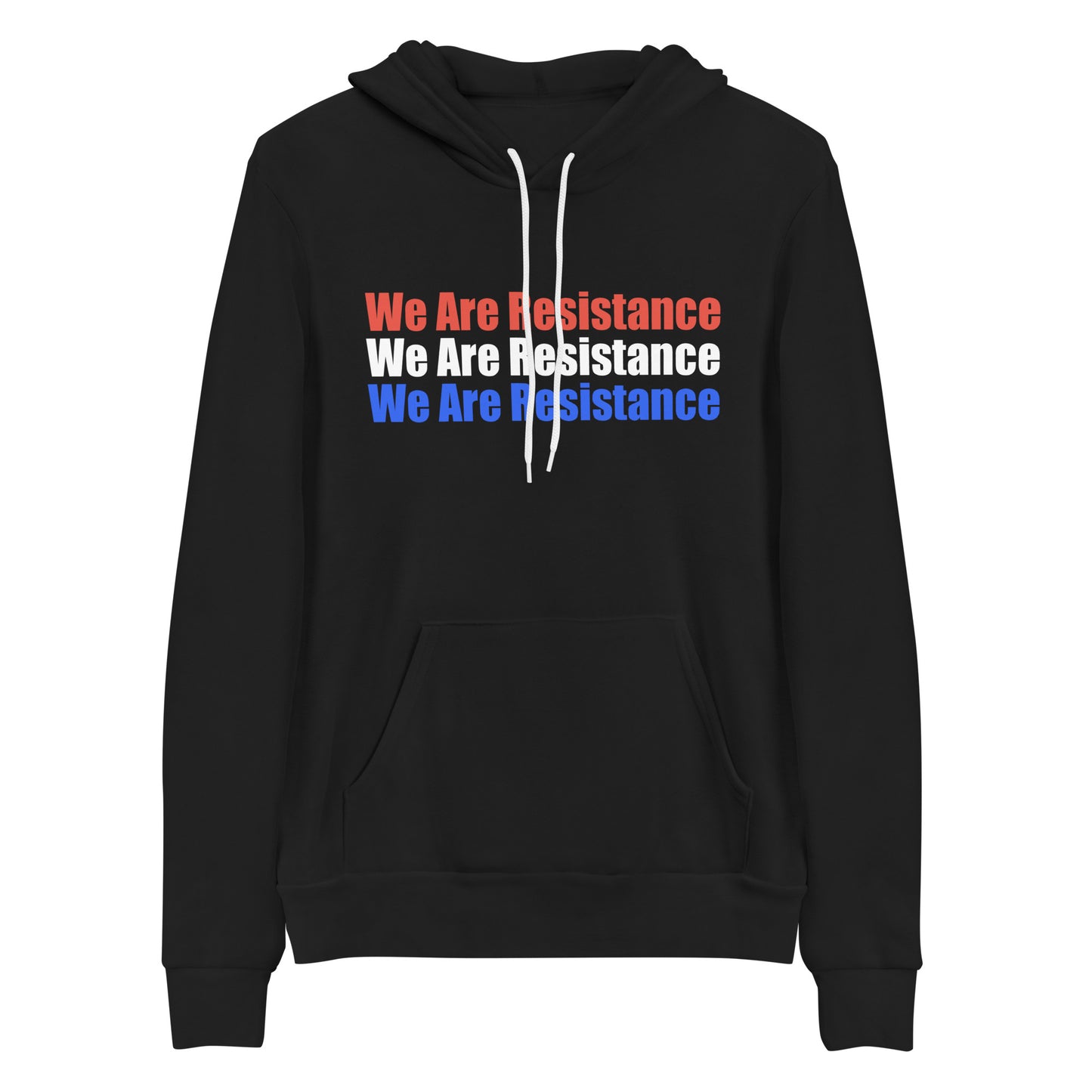 We are Resistance Red White & Blue Menʻs hoodie