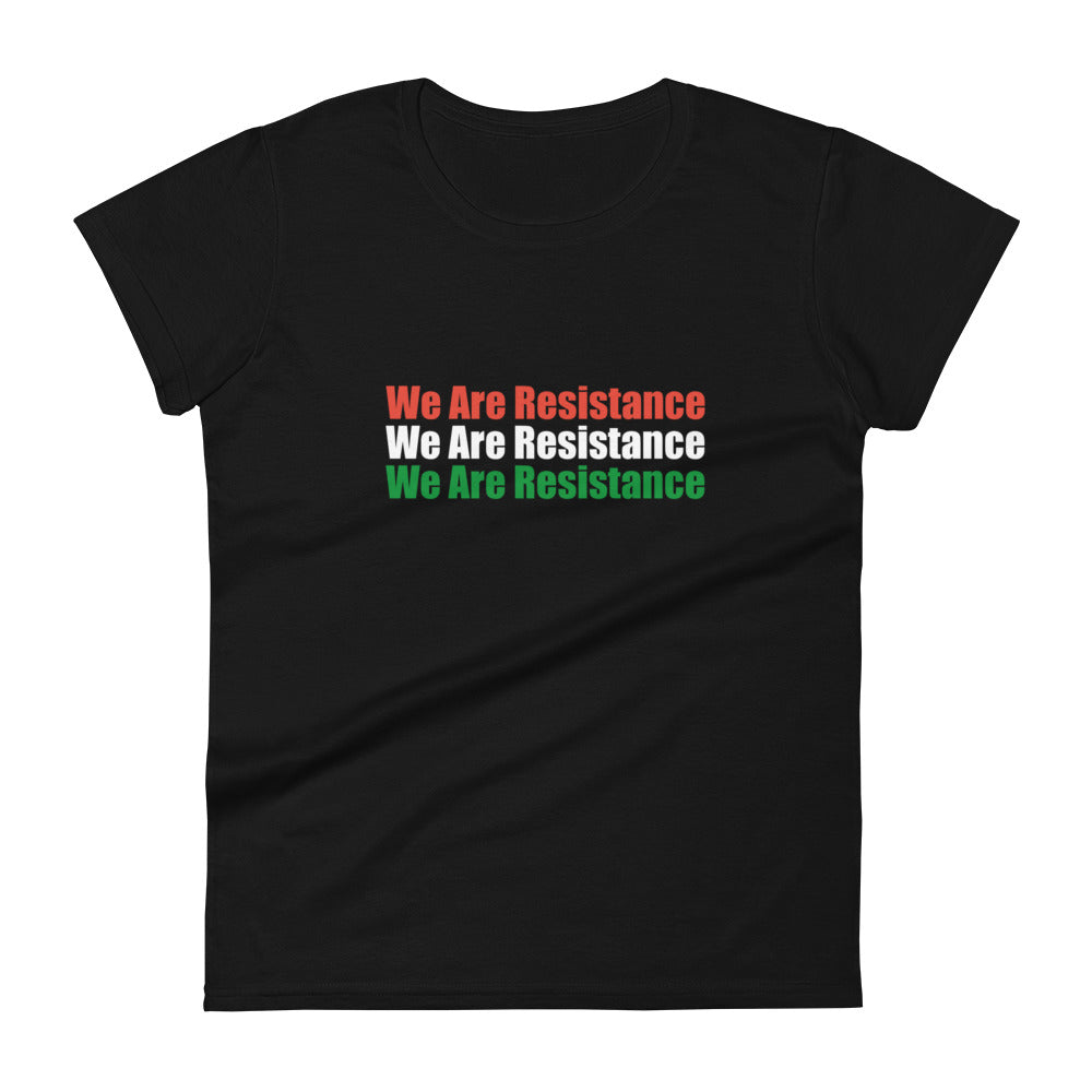 We Are Resistance Palestine Women's short sleeve t-shirt